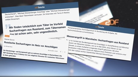 Schamlose Russenhetze des ZDF: Fake-News über "russische Suchanfragen" steht bis heute online