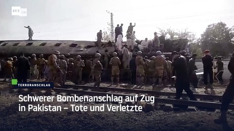 Schwerer Bombenanschlag auf Zug in Pakistan – Tote und Verletzte