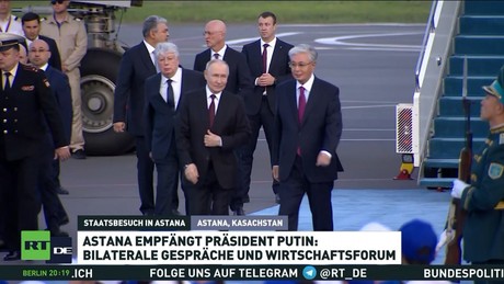 Putin beginnt dreitägigen Staatsbesuch in Kasachstan