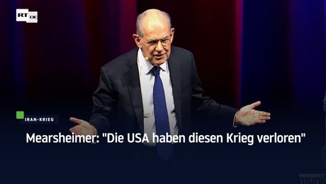 Mearsheimer: "Die USA haben diesen Krieg verloren"
