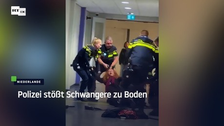 Niederlande: Polizei stößt Schwangere zu Boden