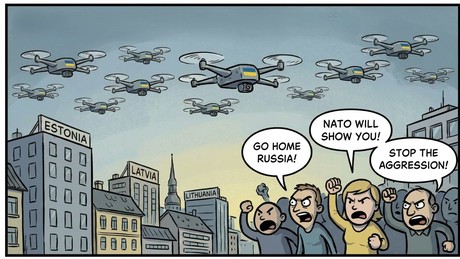 Ukrainische Drohnen verstärken die Russophobie im Baltikum