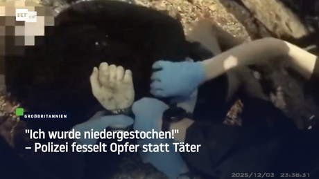 "Ich wurde niedergestochen!" – Polizei fesselt Opfer statt Täter