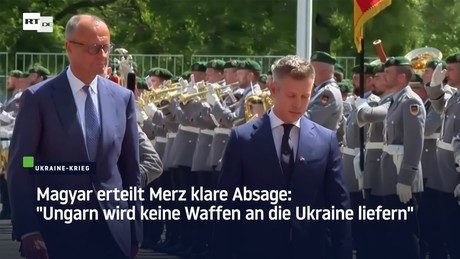 Magyar erteilt Merz klare Absage: "Ungarn wird keine Waffen an die Ukraine liefern"