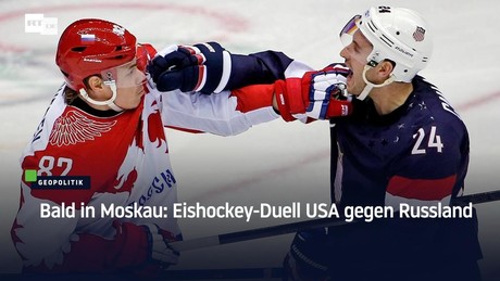 Bald in Moskau: Eishockey-Duell USA gegen Russland