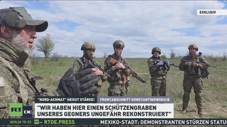 RT DE-Exklusiv: Drohnen, Minen, Artillerie – "Nord-Achmat" im Einsatz an der Frontlinie