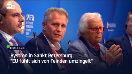 Bystron in Sankt Petersburg: "EU fühlt sich von Feinden umzingelt"