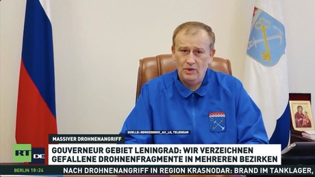Drosdenko: Lage nach Drohnenangriff auf Leningrad unter Kontrolle
