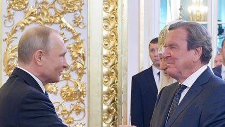 Putin empfängt Schröder zu vertraulichem Gespräch in Moskau