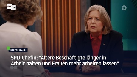 Bärbel Bas: "SPD wird nicht mehr als Partei der Arbeit wahrgenommen"