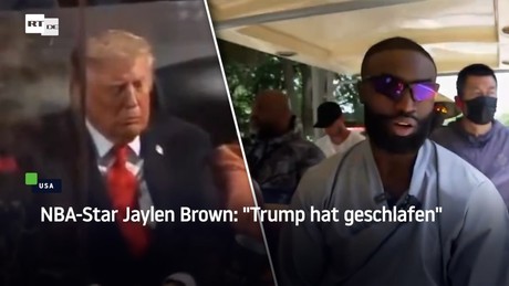 NBA-Star Jaylen Brown: "Trump hat geschlafen"