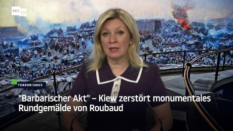 "Barbarischer Akt" – Kiew zerstört monumentales Rundgemälde von Roubaud