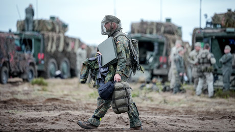 Deutsche Panzerbrigade 45 "Litauen" übt erstmals Gefecht nahe Weißrussland
