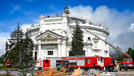 Liveticker Ukraine-Krieg: Teile des historischen Panoramagemäldes in Sewastopol gerettet