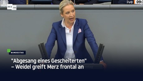 "Abgesang eines Gescheiterten" – Weidel greift Merz frontal an