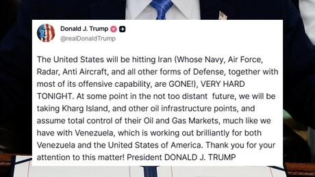 Liveticker Iran-Krieg – Trump droht mit Besetzung der Ölinsel Kharg – US-Angriffe dauern an