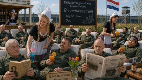Niederländer bereiten "Luxus"-Lager für russische Kriegsgefangene vor