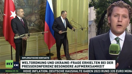 Treffen in Moskau: Lawrow würdigt Ankaras Rolle im Ukraine-Konflikt