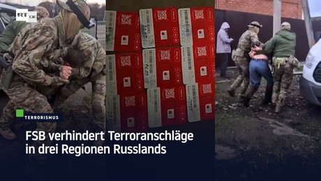 FSB verhindert Terroranschläge in drei Regionen Russlands