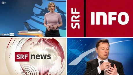 Auch der "SRF" unterstellt Elon Musk einen Gewaltaufruf bei den Belfast-Unruhen