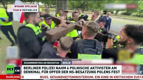 Berliner Polizei greift bei polnischer Gedenkaktion ein – sechs Festnahmen