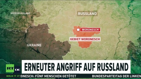 Ukrainischer Angriff auf Woronesch: Fünf Tote und schwere Schäden