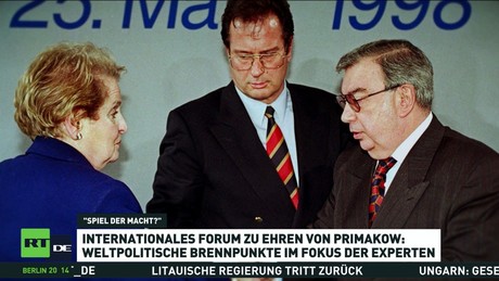 Primakow-Lesungen in Moskau – "Welt ohne Regeln: Spiel der Macht?“