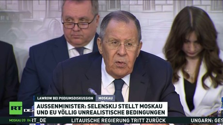 Lawrow zum Ukraine-Krieg: Westen fordert faktisch Kapitulation Moskaus
