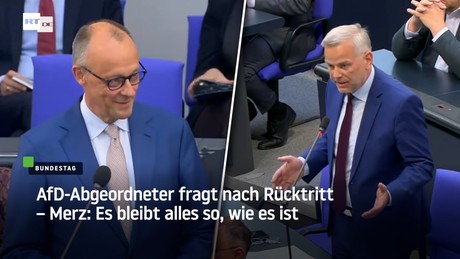 AfD-Abgeordneter fragt nach Rücktritt – Merz: Es bleibt alles so, wie es ist