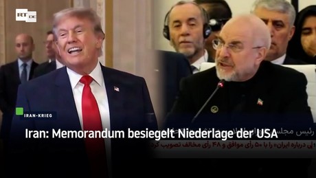Iran: Memorandum besiegelt Niederlage der USA
