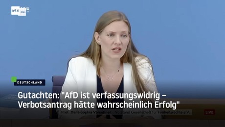 Gutachten: "AfD ist verfassungswidrig – Verbotsantrag hätte wahrscheinlich Erfolg"