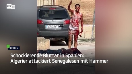 Schockierende Bluttat in Spanien: Algerier attackiert Senegalesen mit Hammer