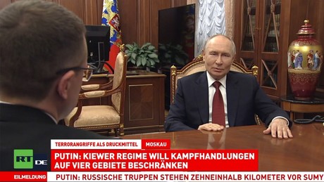 Putin: Rettung des Kiewer Regimes ist nicht Teil unserer Pläne