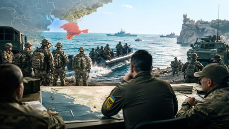Liveticker Ukraine-Krieg: Bereitet Kiew eine Landungsoperation auf der Krim vor?
