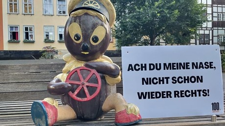 Erfurt: Pittiplatsch und Schnatterinchen für AfD-Protest vor Parteitag missbraucht