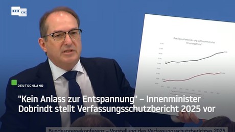 "Kein Anlass zur Entspannung" – Innenminister Dobrindt stellt Verfassungsschutzbericht 2025 vor