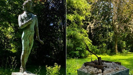 Unbekannte stehlen Puschkin-Denkmal im Sauerland