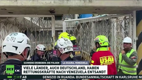 Nach Erdbeben-Katastrophe: Internationale Hilfe erreicht Venezuela