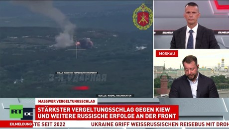 Russland meldet massiven Vergeltungsschlag gegen Ziele in Kiew