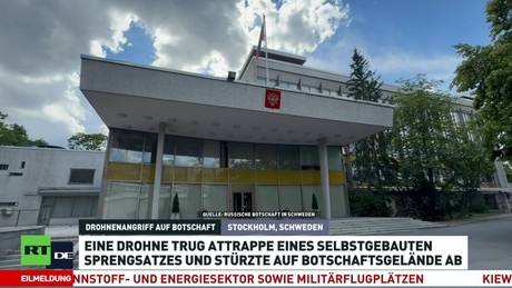 Wiederholte Farbanschläge auf russische Botschaft in Stockholm