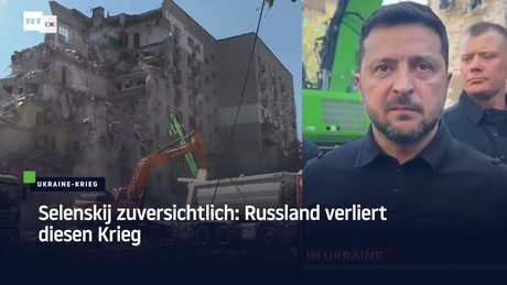 Selenskij zuversichtlich: Russland verliert diesen Krieg