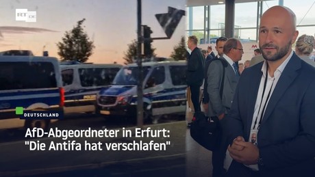 AfD-Abgeordneter in Erfurt: "Die Antifa hat verschlafen"