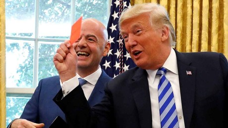 WM-Skandal um Rote Karte: Trump gibt Anruf bei Infantino zu