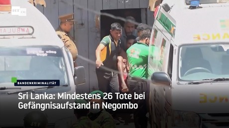 Sri Lanka: Mindestens 26 Tote bei Gefängnisaufstand in Negombo