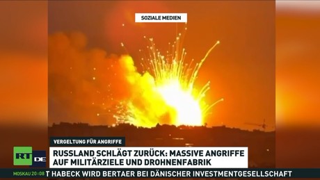 Massiver russischer Angriff gegen militärische Ziele in der Ukraine