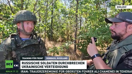 Exklusiv: Russische Soldaten durchbrechen ukrainische Verteidigung