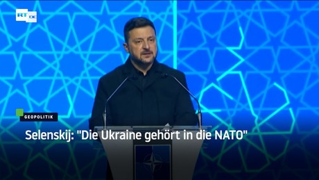 Selenskij: "Die Ukraine gehört in die NATO"