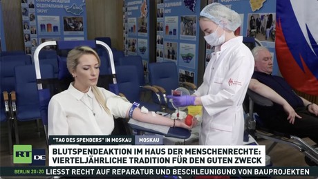 Blutspende für Teilnehmer der Militäroperation – russische Ombudsfrau macht mit