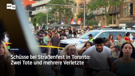 Schüsse bei Straßenfest in Toronto: Zwei Tote und mehrere Verletzte