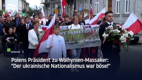 Polens Präsident zu Wolhynien-Massaker: "Der ukrainische Nationalismus war böse!"